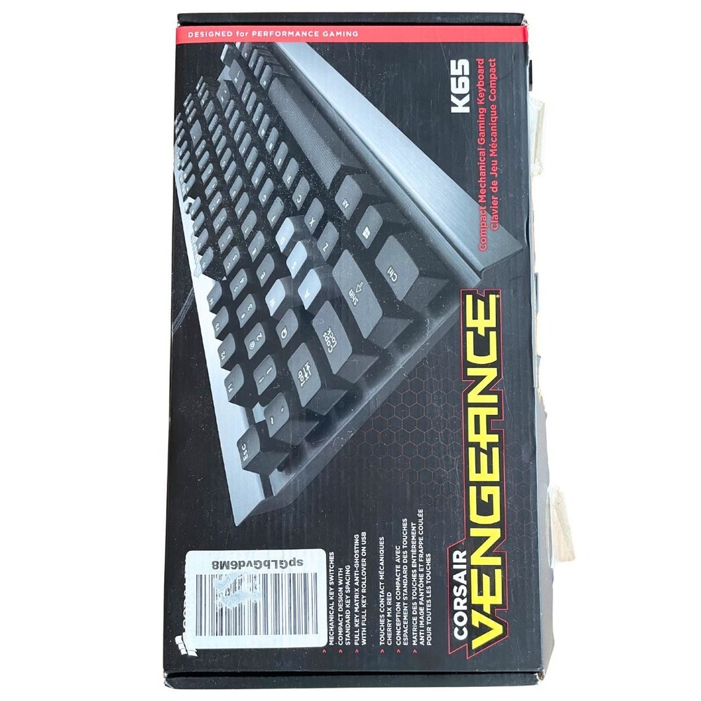 Corsair Vengeance K65 Compact Mechanical Gaming Keyboard Cherry MX CH-9000040
